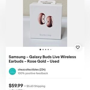 Samsung galaxy earbuds - wireless